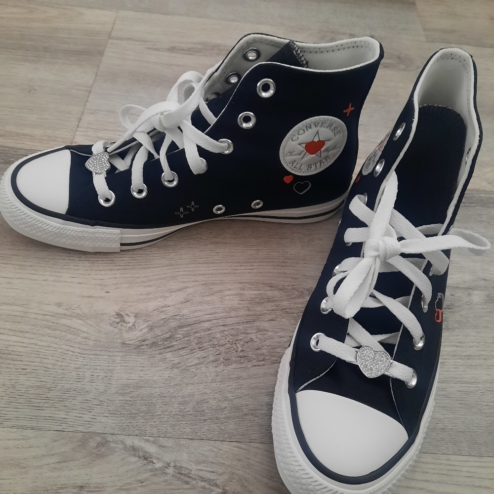 Converse All Star Hi Top Love ❤️ Shoes